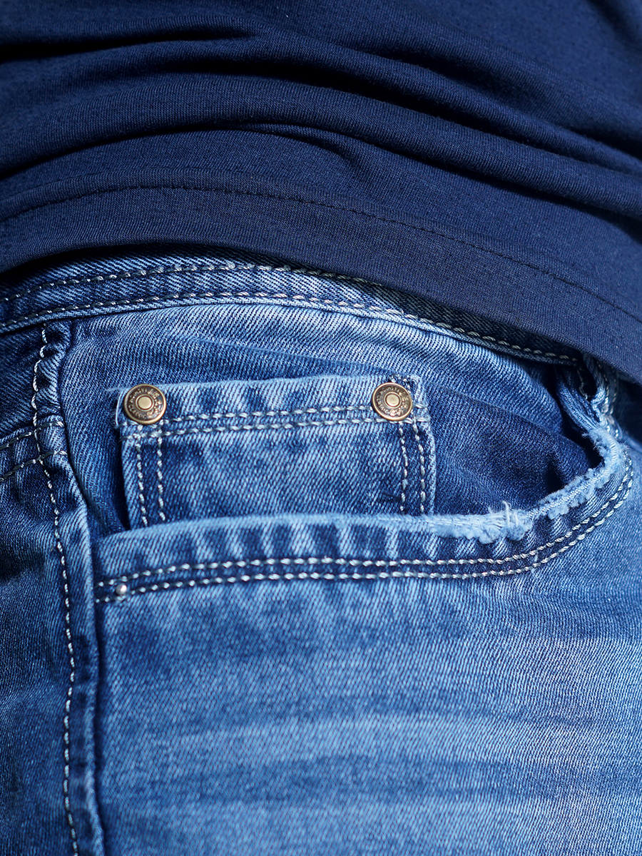 Quần short jean xanh đen qs37 - 3