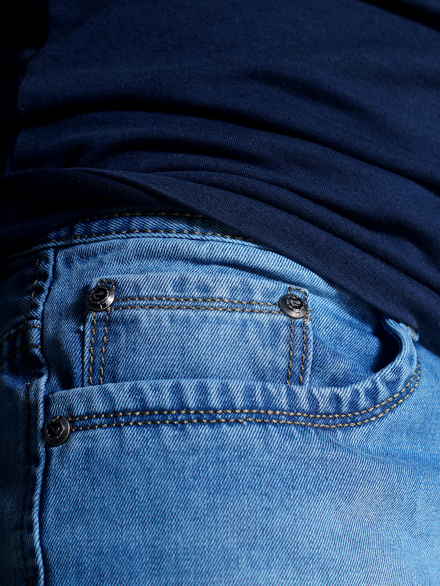 Quần short jean xanh dương qs35 - 2