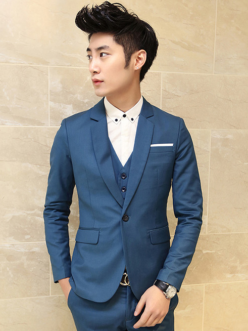 Áo vest xanh biển đậm av2l1065 - 1