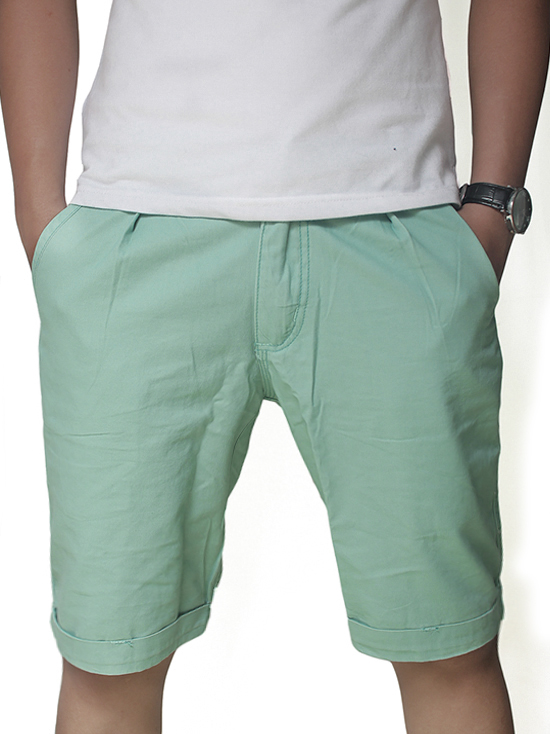 Quần short kaki xanh ngọc đậm qs39 - 1