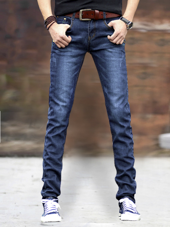 Quần jean xanh dương đậm qj1240 - 1