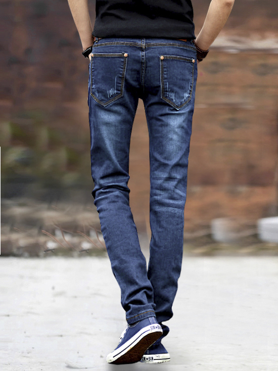 Quần jean xanh dương đậm qj1240 - 2