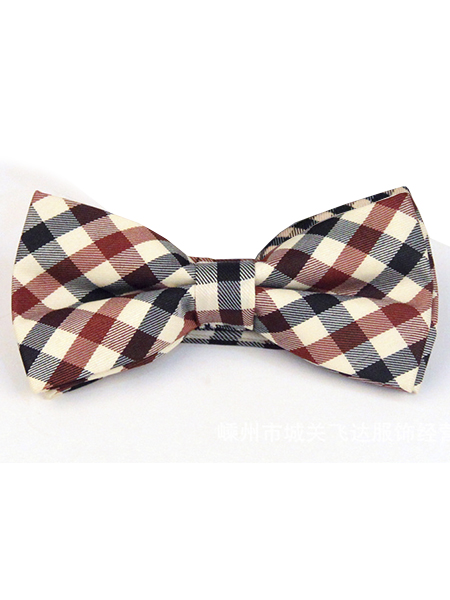 Nơ đeo cổ sọc caro no13 - 1