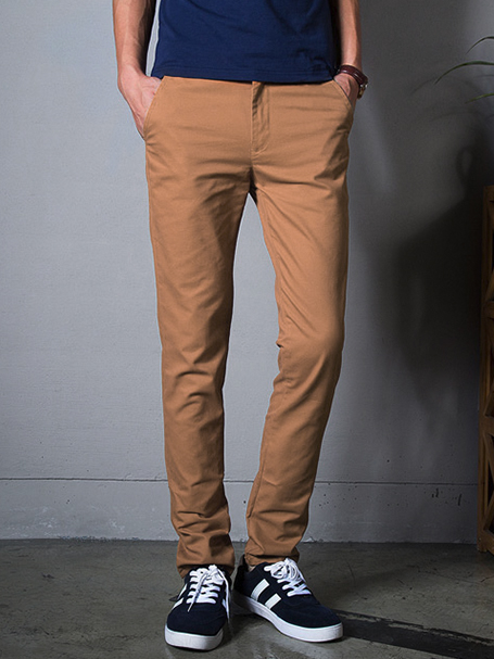 Quần kaki hàn quốc màu bò qk131 - 1