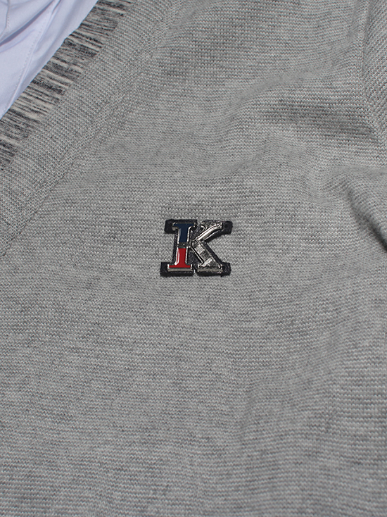 Áo khoác cardigan xám muối tiêu ac086 - 2