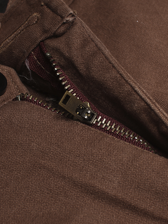 Quần kaki hàn quốc nâu nhạt qk136 - 3