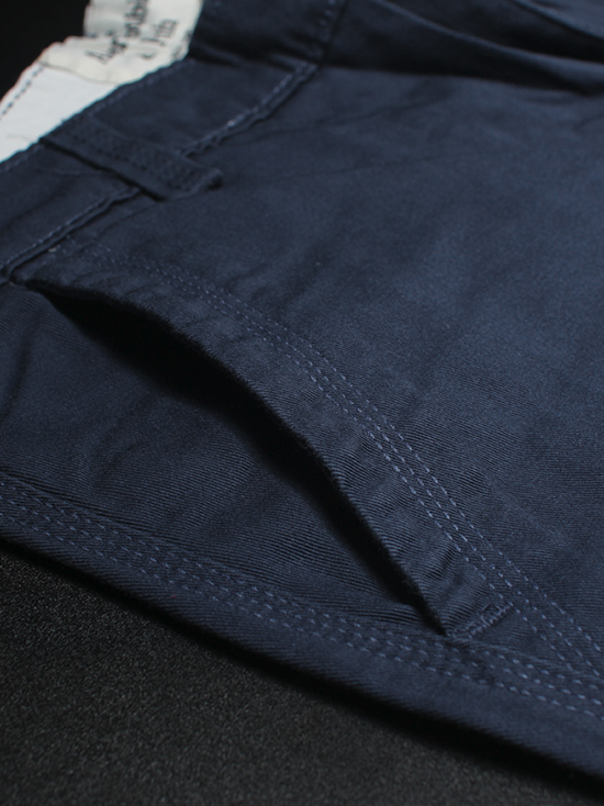Quần short kaki xanh dương đậm qs53 - 2