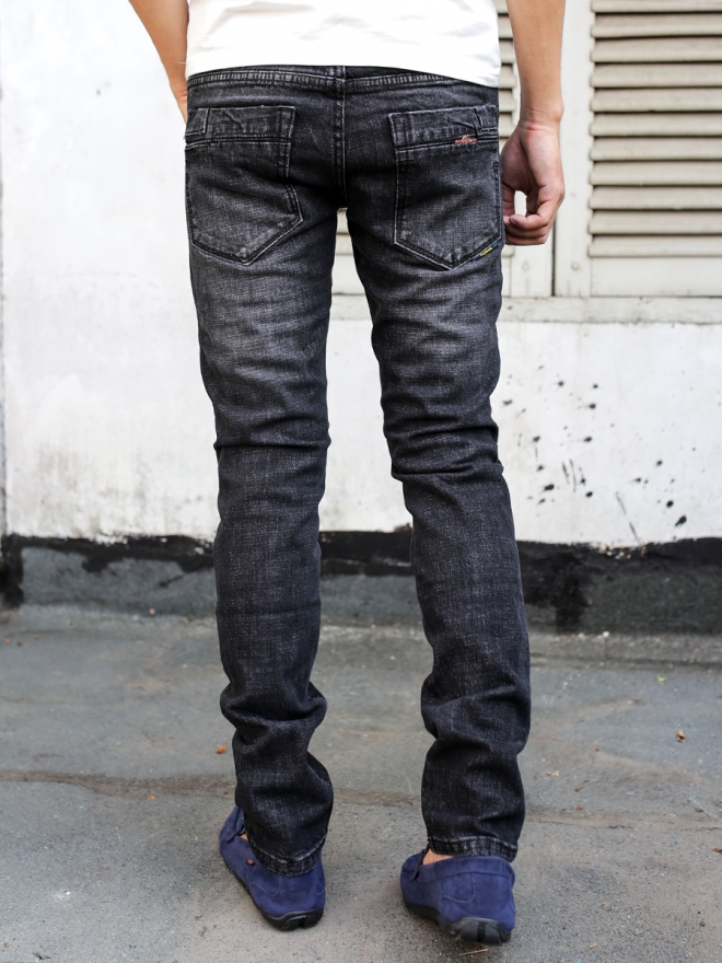 Quần jean skinny xám chuột đậm qj1298 - 2