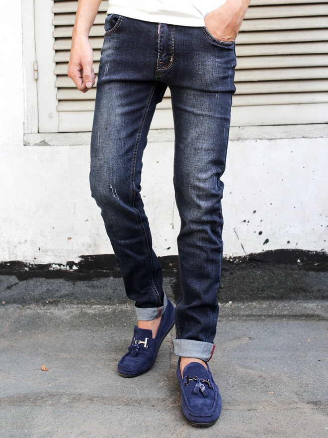 Quần jean skinny xanh đen qj1302 - 1