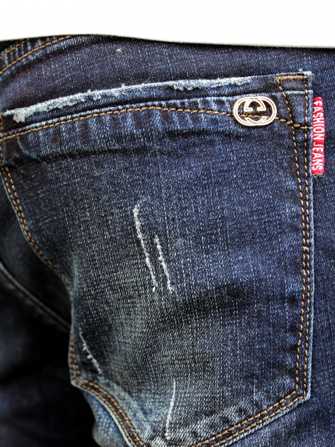 Quần jean skinny xanh đen qj1302 - 3