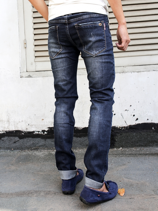Quần jean skinny xanh đen qj1302 - 2