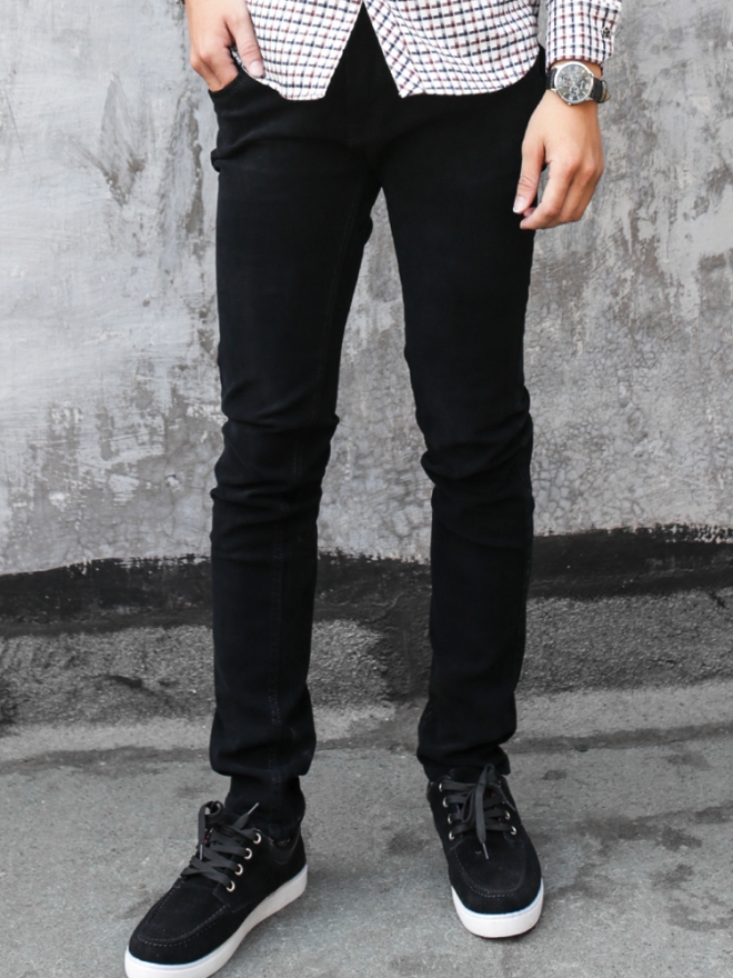 Quần jean skinny đen qj1324 - 1