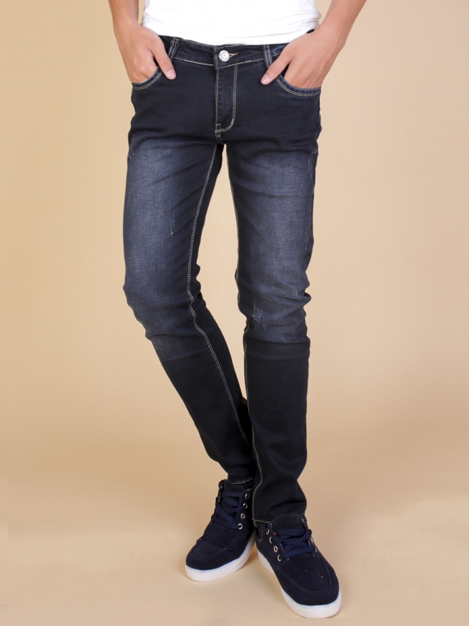 Quần jean skinny đen qj1334 - 1