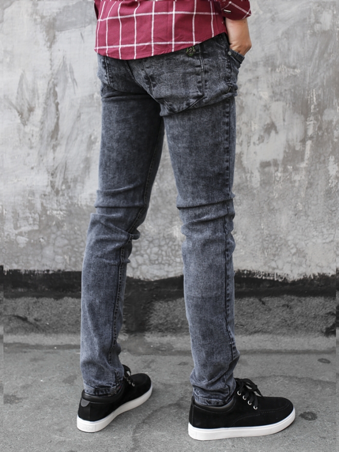 Quần jean skinny xám chuột qj1322 - 2