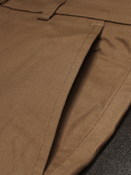 Quần kaki hàn quốc màu cafe qk140 - 2