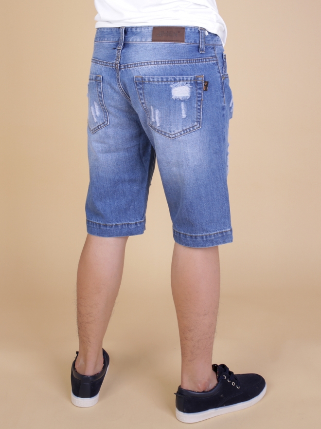 Quần short jean xanh qs63 - 2