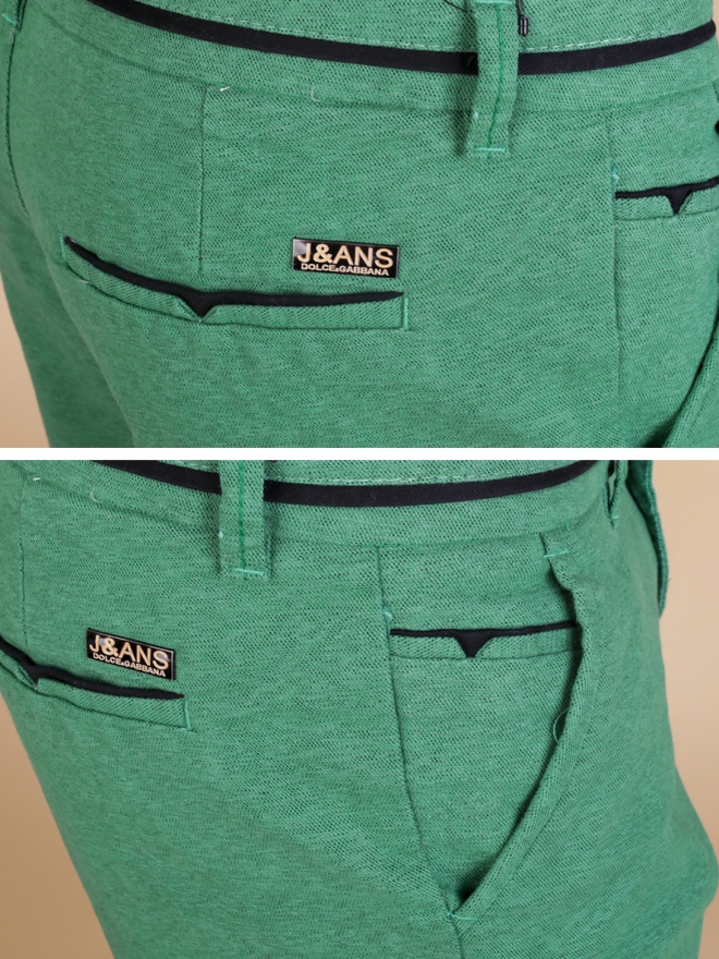 Quần short kaki xanh lá cây qs62 - 2