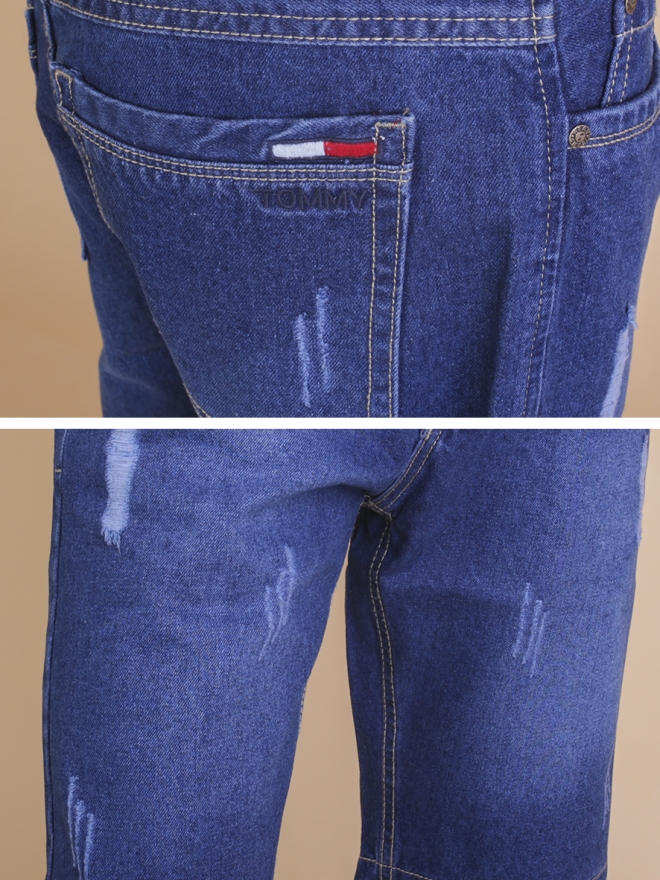 Quần short jean xanh dương qs65 - 2