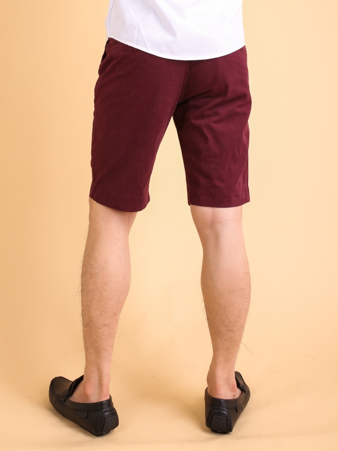 Quần short kaki đỏ đô qs72 - 2