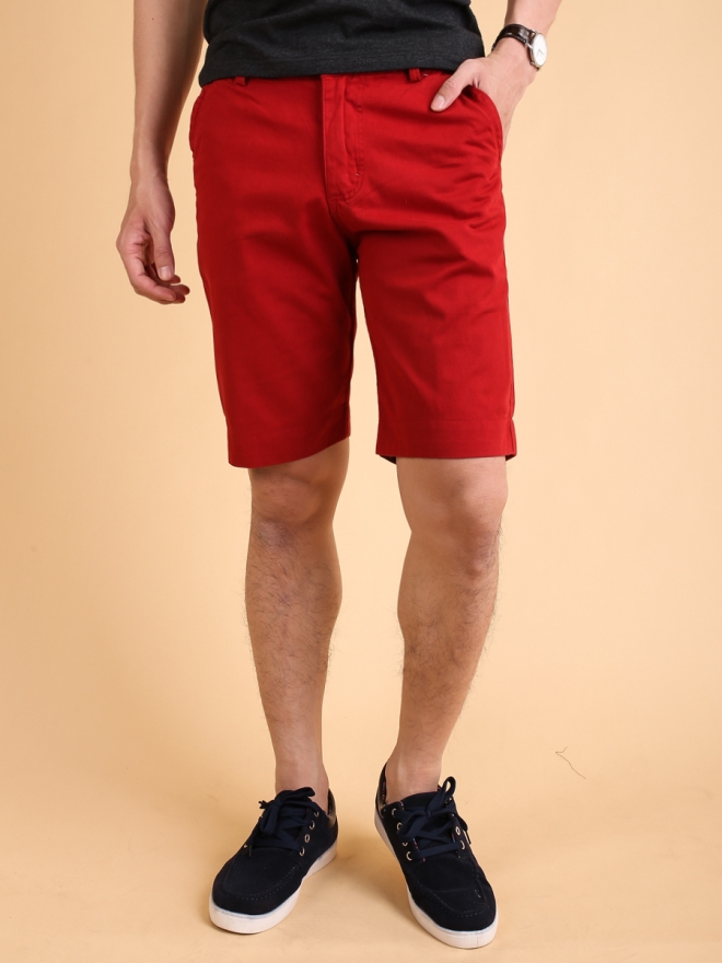 Quần short kaki đỏ qs72 - 2