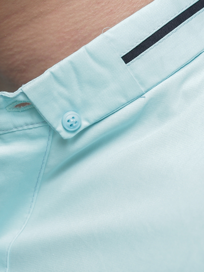 Áo sơ mi hàn quốc xanh ngọc asm775 - 1