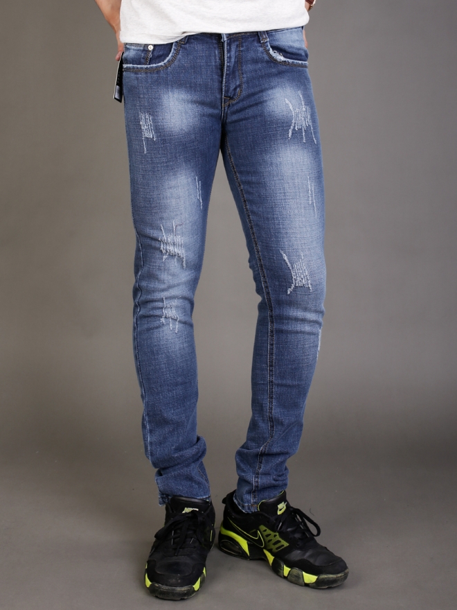 Quần jean skinny xanh dương qj1339 - 4