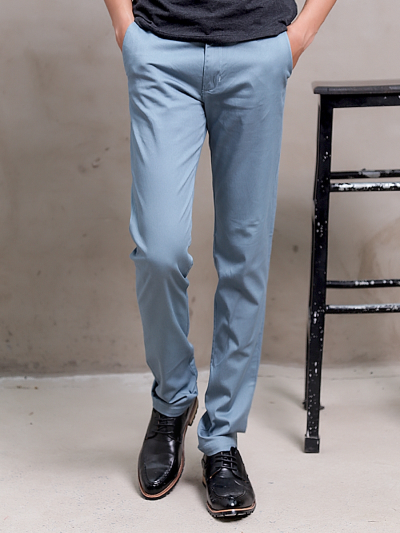 Quần kaki hàn quốc xanh biển đậm qk155 - 1