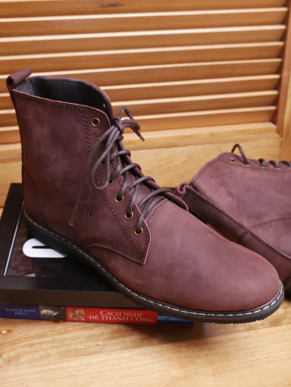 Giày boot nâu g90 - 1