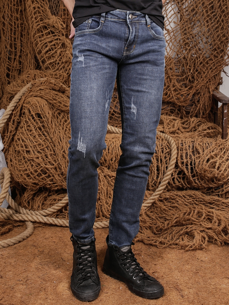 Quần jean skinny xanh dương đậm qj1362 - 1