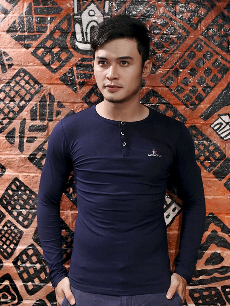 Áo thun tay dài xanh đen at611 - 2