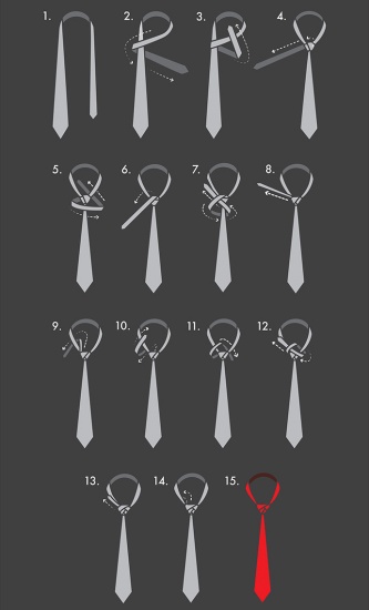 Cách thắt cà vạt đơn giản nhanh và đẹp - 6
