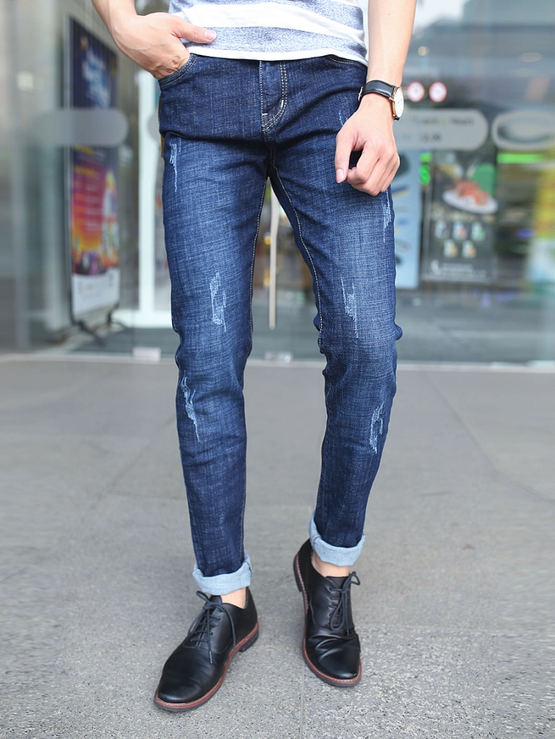 Quần jean skinny xanh đậm qj1382 - 1