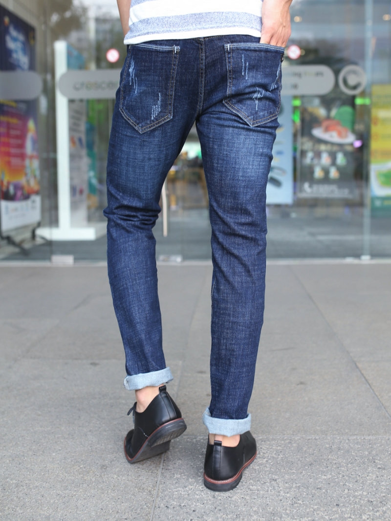 Quần jean skinny xanh đậm qj1382 - 3