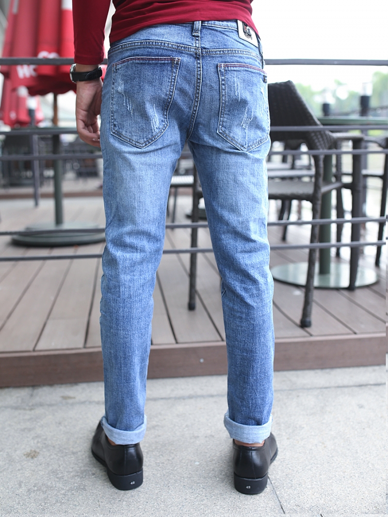 Quần jean skinny xanh qj1382 - 2