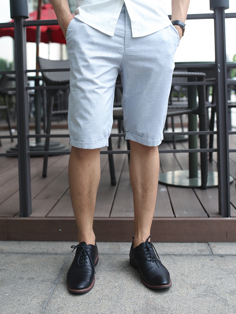 Quần short kaki xám xanh qs81 - 1