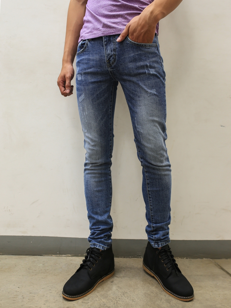 Quần jean skinny xanh dương qj1393 - 1