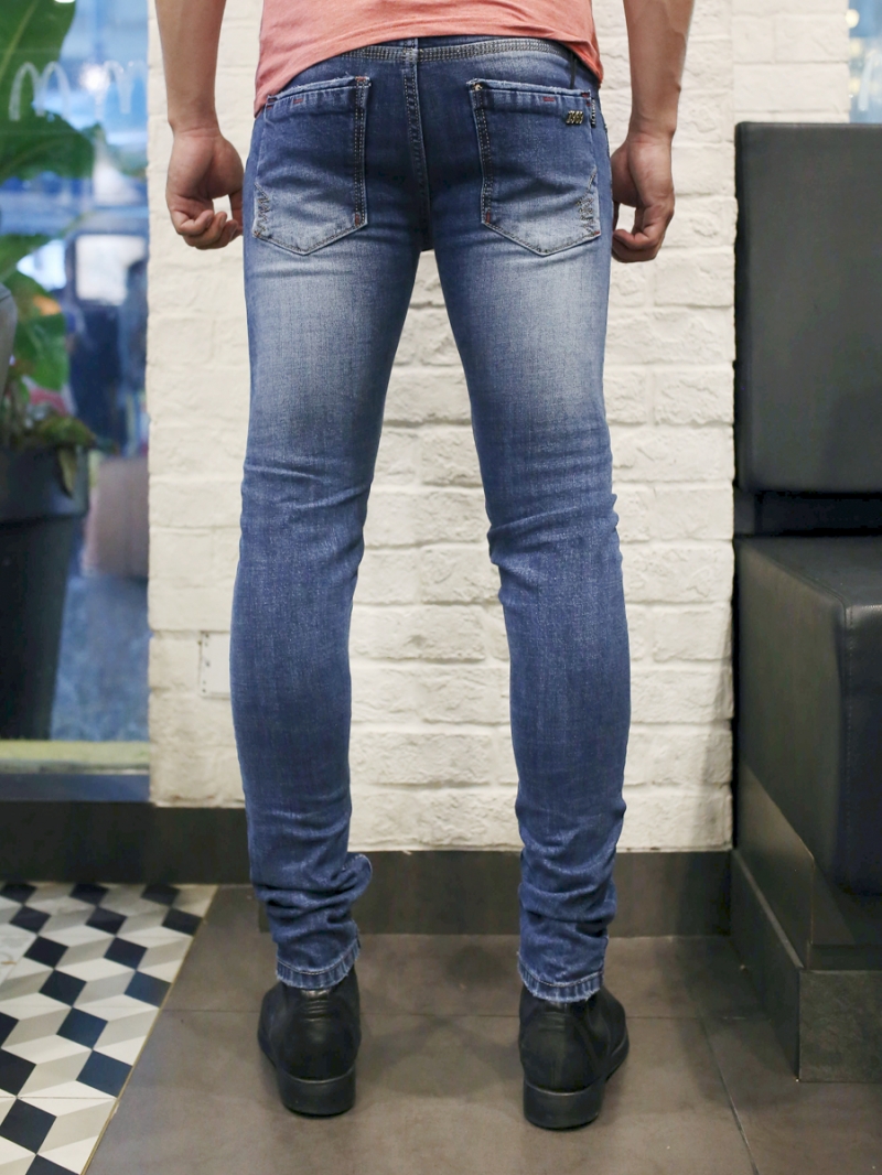 Quần jean skinny xanh qj1385 - 2