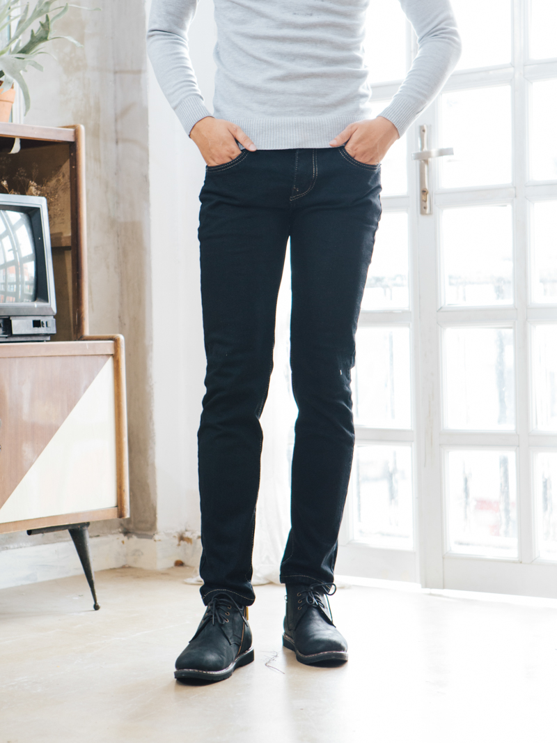 Quần jean skinny đen qj1406 - 3