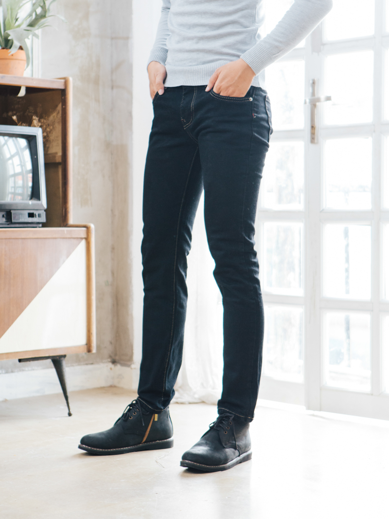 Quần jean skinny đen qj1406 - 2
