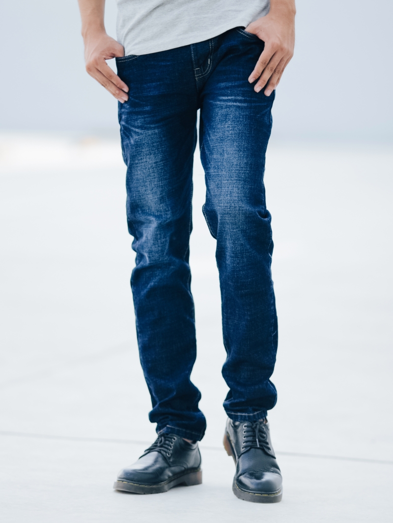 Quần jean skinny xanh đậm qj1414 - 1