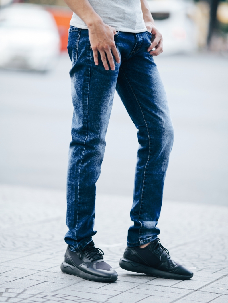 Quần jean skinny xanh dương đậm qj1409 - 2