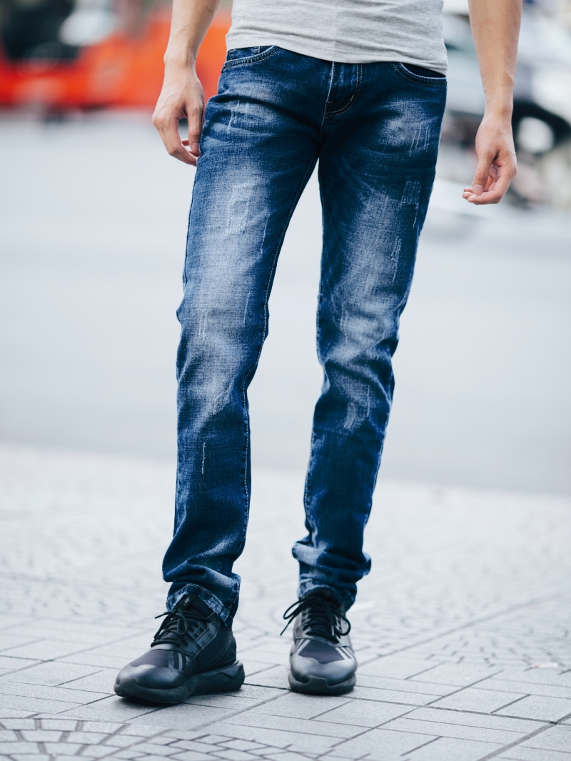 Quần jean skinny xanh dương đậm qj1409 - 1