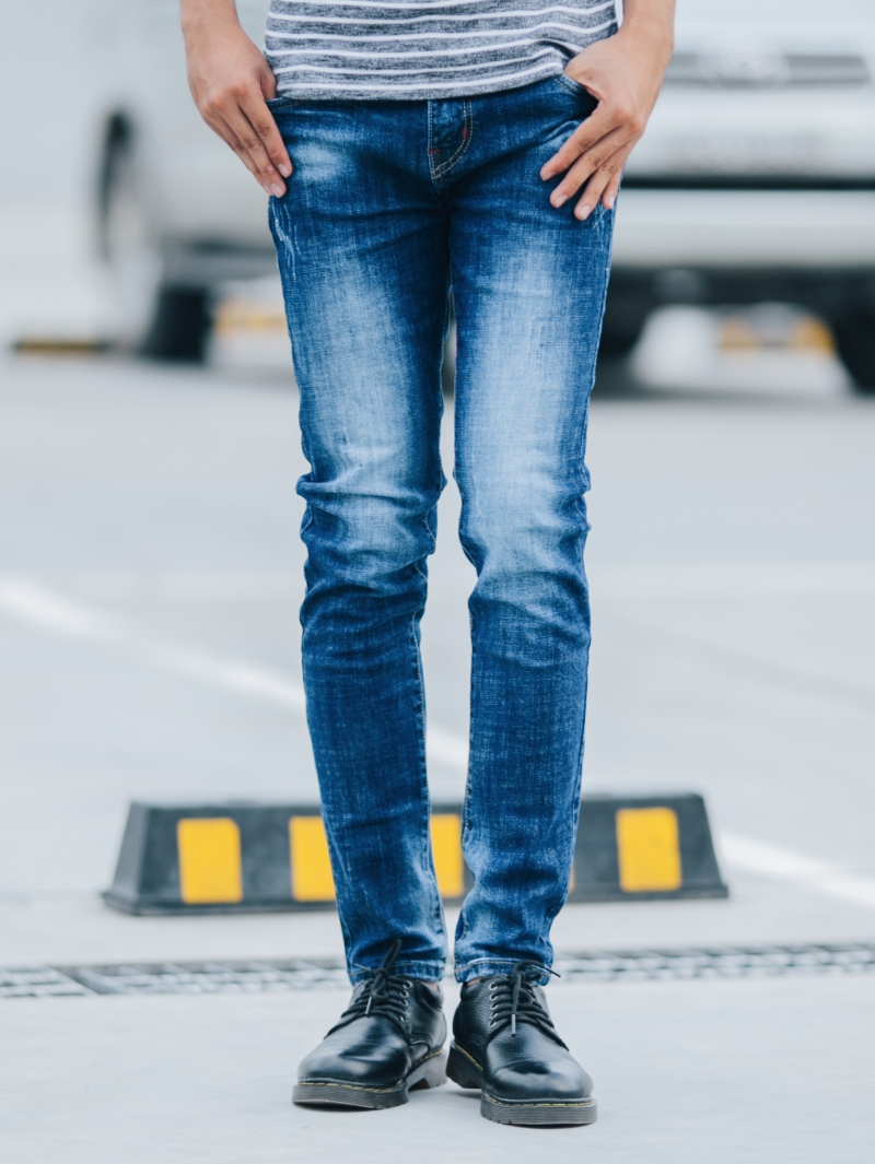 Quần jean skinny xanh dương qj1412 - 2