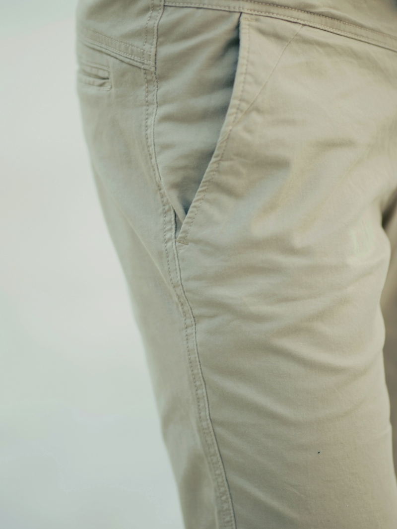 Quần kaki hàn quốc màu nâu qk149 - 3