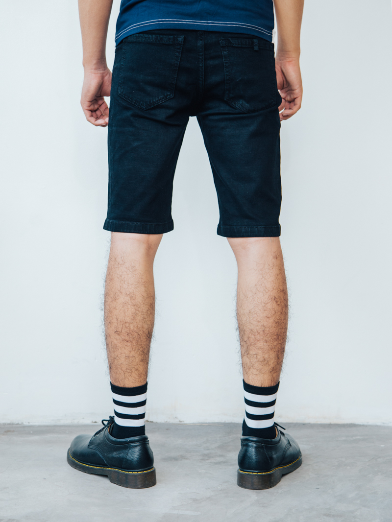 Quần short jean đen qs87 - 2