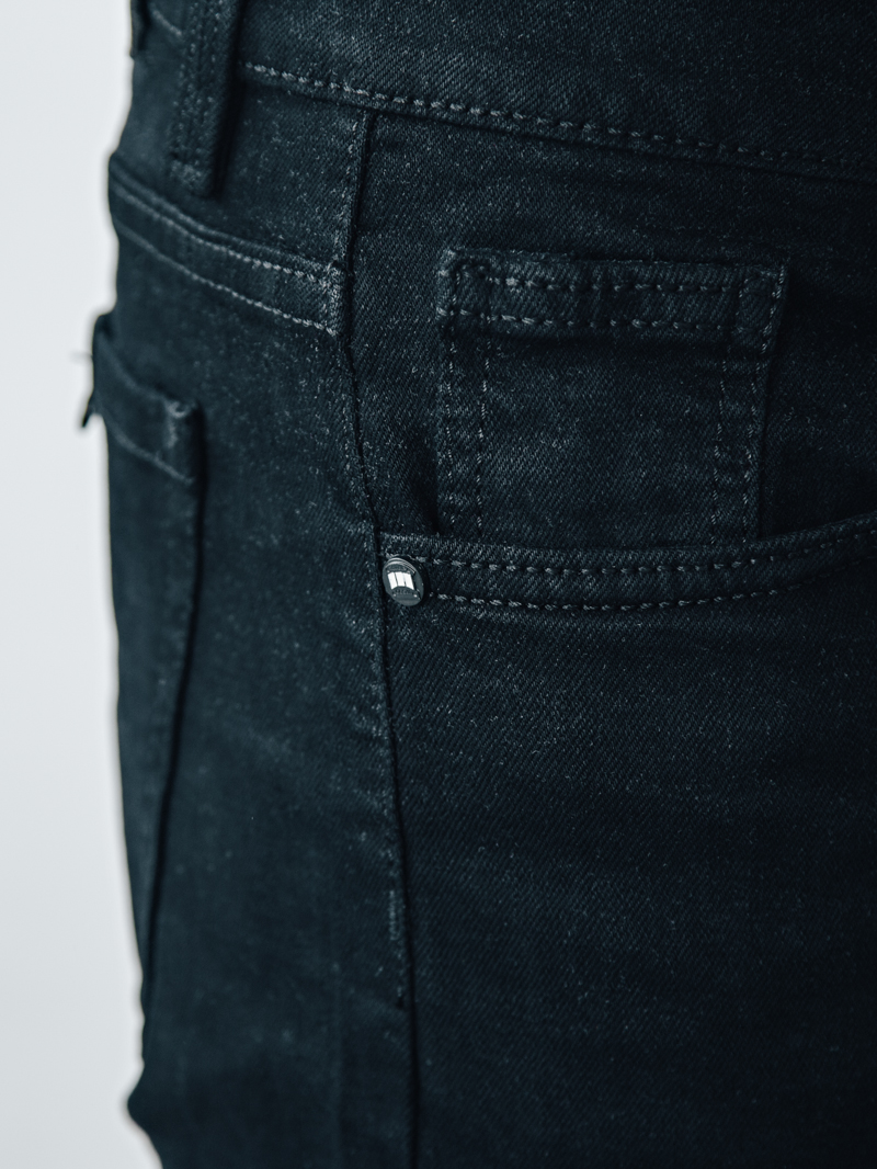 Quần short jean đen qs87 - 3