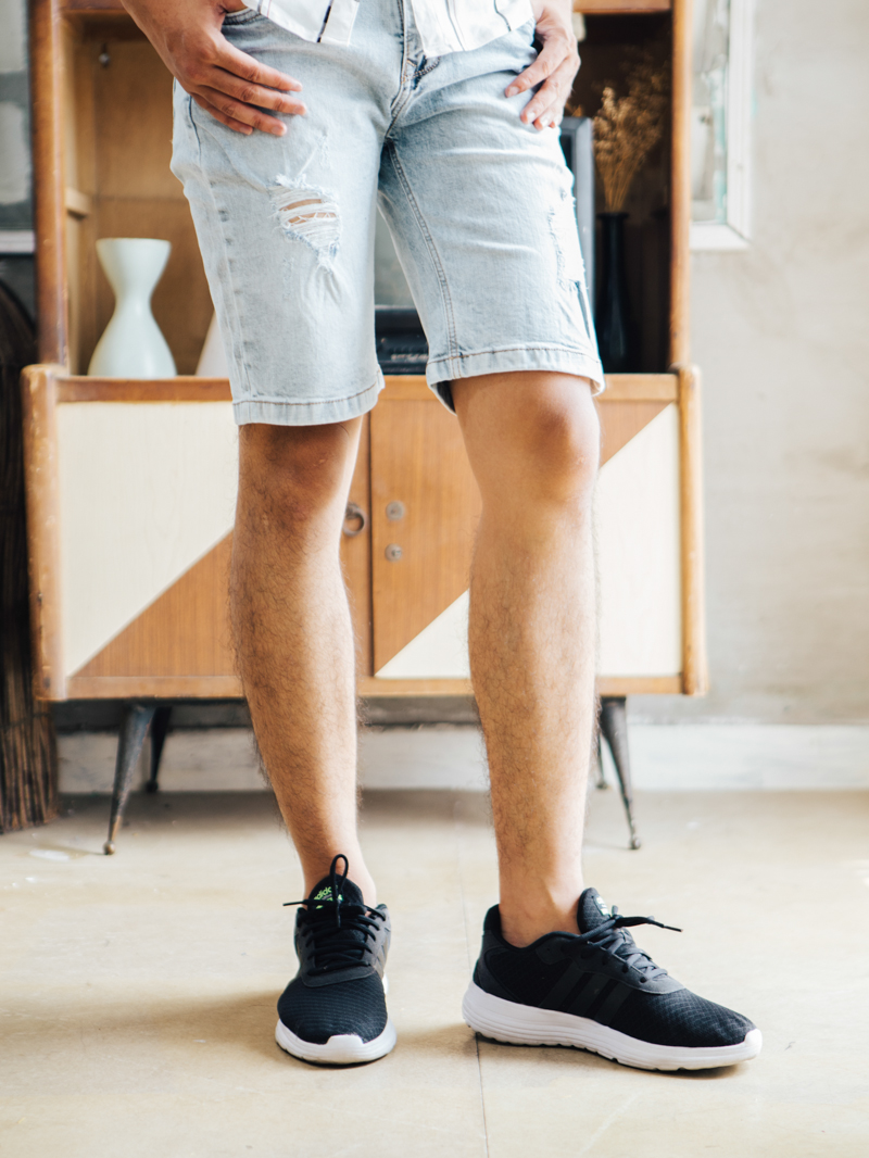 Quần short jean xám qs85 - 1