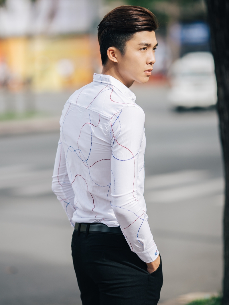 Áo sơ mi trắng asm836 - 3