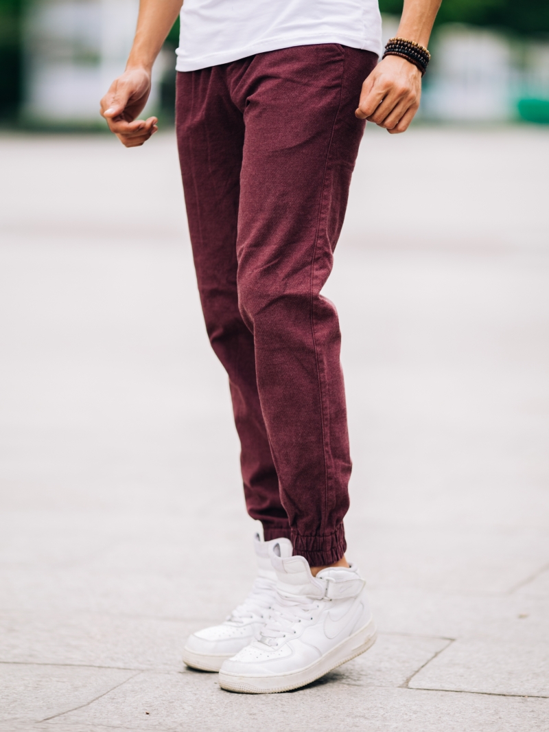 Quần jogger kaki đỏ mận j05 - 2
