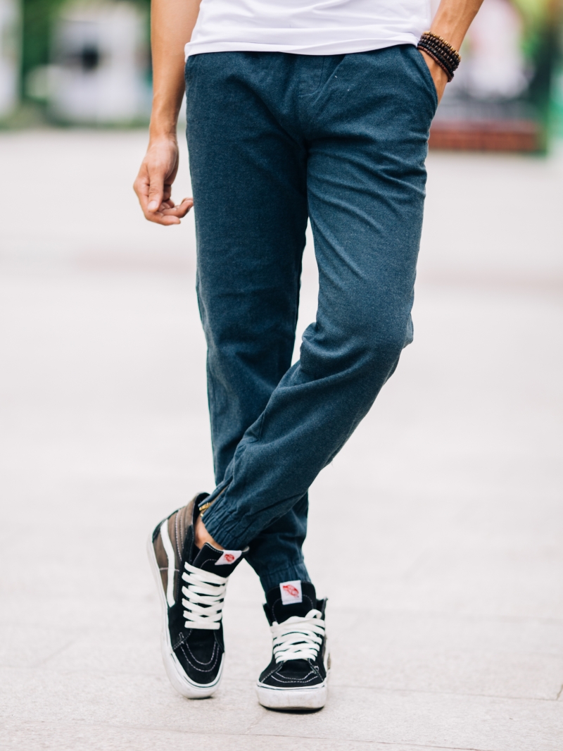 Quần jogger kaki xanh rêu j05 - 1
